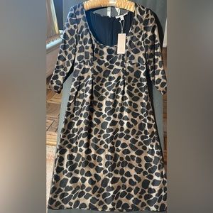 Rebecca Taylor Silk Animal print Dress 4